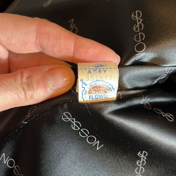 SASSON Women’s Vintage Union Made Faux Fur Coat Black Size 8 - Picture 10 of 11